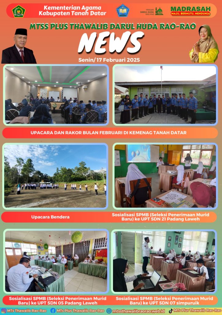 GIAT MTsS PLUS THAWALIB DARUL HUDA RAO-RAO