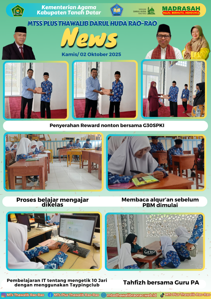 Giat MTsS Plus Thawalib Darul Huda Rao-Rao